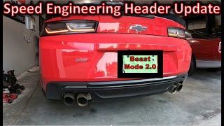 Exhaust Revs & Speed Engineering Header Update