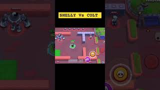 SHELLY vs COLT #brawlstars #brawl #supercell #shortsvideo #brawlstarsgame #shortvideo #games