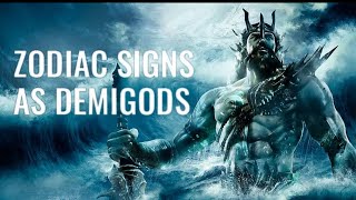 Zodiac signs as demigods #astrology