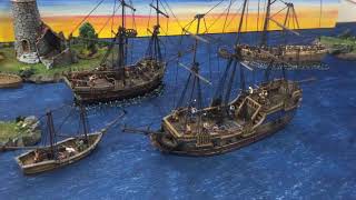 3D Printed 28mm Pirate Ships