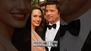 Brad pitt with Angelina jolie, moment #evolution #bradpitt #angelinajolie #shorts