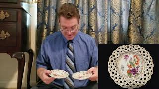 Rare Schumann Dresden Bread Plate Oldest Pieces So Far!