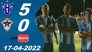 Paysandu 5 X 0 Atlético-Ce (Papão estreou com goleada) Melhores Momentos Série C 2022