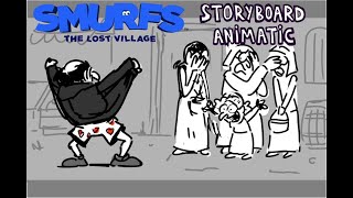 Smurfs: The Lost Village (Storyboard Animatic) | Gargamel wants to be arrested