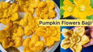 Poosanikai Poo La Bajji Try Panirkingla Oru Vati Try Panunga Romba Nalla Irukkum.|| Pumpkin Flower