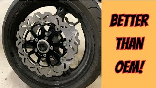 I Replaced My BMW R1100RT Brake Rotors with an Aftermarket Set from EBay