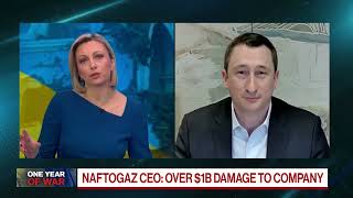 Oleksiy Chernyshov on Bloomberg about the year of war for Naftogaz Group