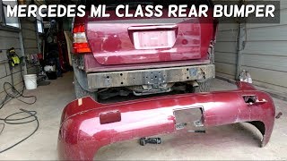 Mercedes-Benz ML320 Rear Bumper Removal In 1 Minute