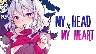 Nightcore - My Head & My Heart | Ava Max (Lyrics)