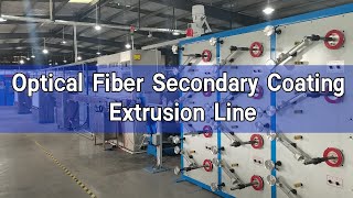 Optical Fiber Secondary Coating Line For Loose Tube|cable machine#