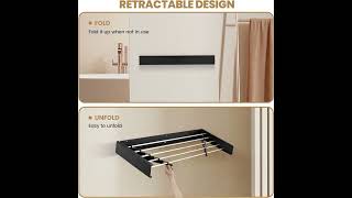 Drying Racks 100 cm Retractable Wall-Mounted Clothes