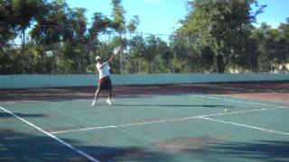 Tenis La Romana Kendal practica  polideportivo dic 2015