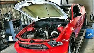 TURBO 3.7L S197 MUSTANG DYNO + QUARTER MILE TRACK RUNS @ TX2K18 VS. C7 Z06