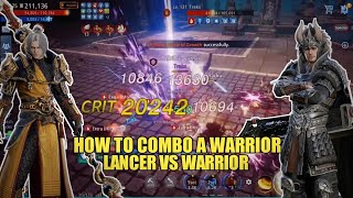 HOW TO COMBO A WARRIOR? WATCH THIS #mir4