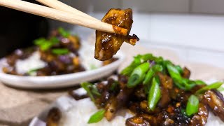 Crispy, Sweet, & Spicy Vegan Chinese Eggplant Recipe