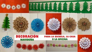 12 Ideas de decoración navideña- muy económicas.