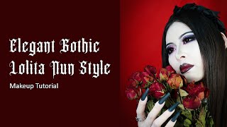 🆕Elegant Gothic Lolita Nun Style Makeup Easy Tutorial 2022 | How To Makeup Tutorial With Pearl Black