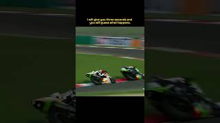 Never underestimate an opposing driver in a race in MotoGP