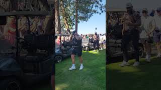 #JasonKelce gets huge reaction from fans at #americancenturychampionship