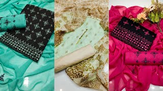 New Embroidery 3pc Suit 2022 || Beautiful Embroidery Dresses || Online Shopping In Pakistan