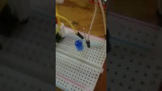 Potentiometer switch with pwm fan and blue led