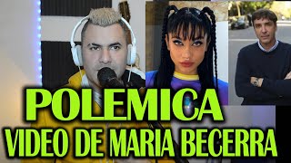 Un funcionario nacional criticó a María Becerra por su nuevo video y los usuarios le respondieron.