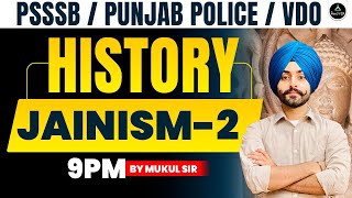 Jainism- History | P-2 | PSSSB Punjab Police 2023 | Punjab VDO | Mukul Sir | Result Guru