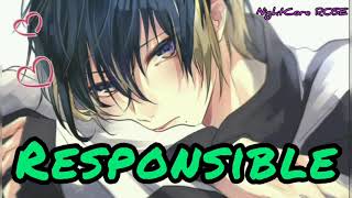 Nightcore / RESPONSIBLE (lyrics) - Townsend