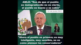 Amlo “El pueblo no es malagradecido”