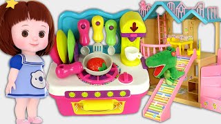 Babydoli slide house and cooking