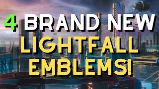 4 BRAND NEW Destiny 2 Emblems for Lightfall!