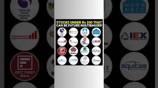 200 रु. के स्टॉक्स जो फ्यूचर मल्टीबैग्गेर बन सकते है #futuremultibaggershare #under200rs #shorts