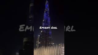 Emirati Girl UAE Dubai Downtown Burj Khalifa #dubai #shorts #expo2020dubai