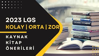 Lgs 2023 | Kolay, Orta ve Zor Kaynak Kitap Önerileri #shorts