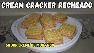 Receita 49 - como fazer biscoito recheado usando cream cracker salgado