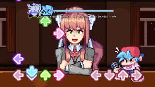 FNF MOD:Doki Doki Takeover Plus Update - Your Demise v2 (GFC)  (Walkthrough/Senpai Vs Monika /HARD)