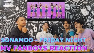 SONAMOO (소나무) - Friday Night (금요일밤) MV Reaction Fanboys Version | Sexy concept :3