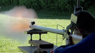 Rifle Blast: Best Rifle Shots II Black Powder Rifle Firing - Muzzleloader Rifle Blasts Video NMLRA