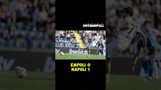 Empoli Napoli 0-1 vittoria di rigore, Kvara pensa al rinnovo faraonico 😂💙