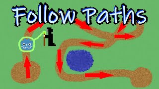 Godot Tip: Following Paths (like in Tower Defense games)