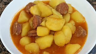 PATATAS A LA RIOJANA ( Patatas con chorizo)