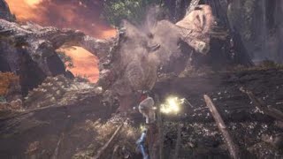 MHW 雄火龍 - 練習兜割