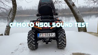 2021 CFMOTO CFORCE 450L SOUND TEST