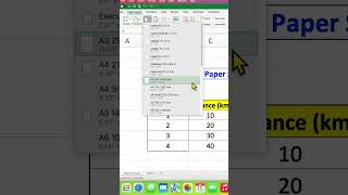 How to Set A3 Paper Size in Excel #shorts #exceltutorial