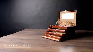 Light Brown (Cognac) Leather Jewelry Box - The Portrait of a Lady | Time Resistance Official Video