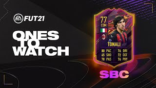 ONES TO WATCH TONALI SBC! | FIFA 21 ULTIMATE TEAM #Szajba