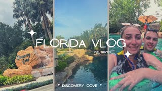 FLORIDA DISNEY WORLD VLOG | DAY 7 | APRIL 2023 | DISCOVERY COVE | Swimming with the dolphins