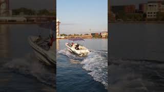 Mavic Air 2s Active Track by Speed 🚤 Boat #Short