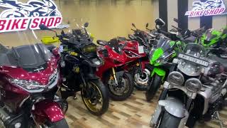 BIKE SHOP IN SANDRASROAD SPORTS BIKE  🏍️SCOOTERS 🛵GO AND VISIT #bike #sportsbike  XPATIL VLOG |