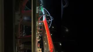 Beautiful decoration in dubai on occasion of india independence day#dubai #infinitybridge